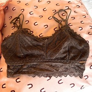 Barely Worn Hip Light Brown Danskin Top.